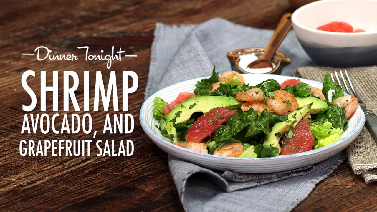 Shrimp Salad with Grapefruit and Avocado