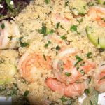 Shrimp, Zucchini with Herbed Quinoa