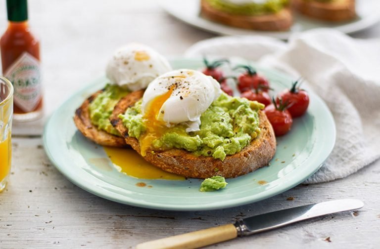 Avocado Toast With Poached Egg