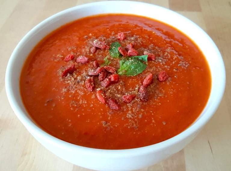 Carrot and Goji Berry Soup